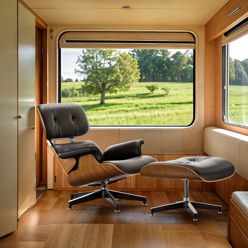 Vintage eames style lounge - eames,