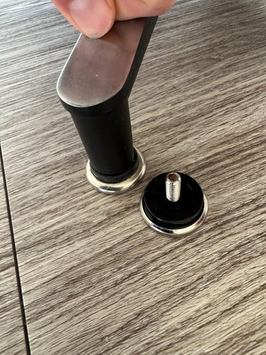 Inch threaded stem feet - threaded,
