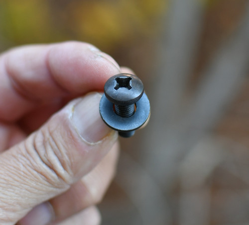 New anodized screw fastener - new,